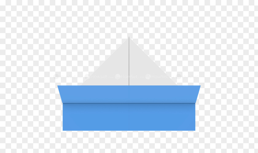 Paper Boat Origami A4 3-fold PNG