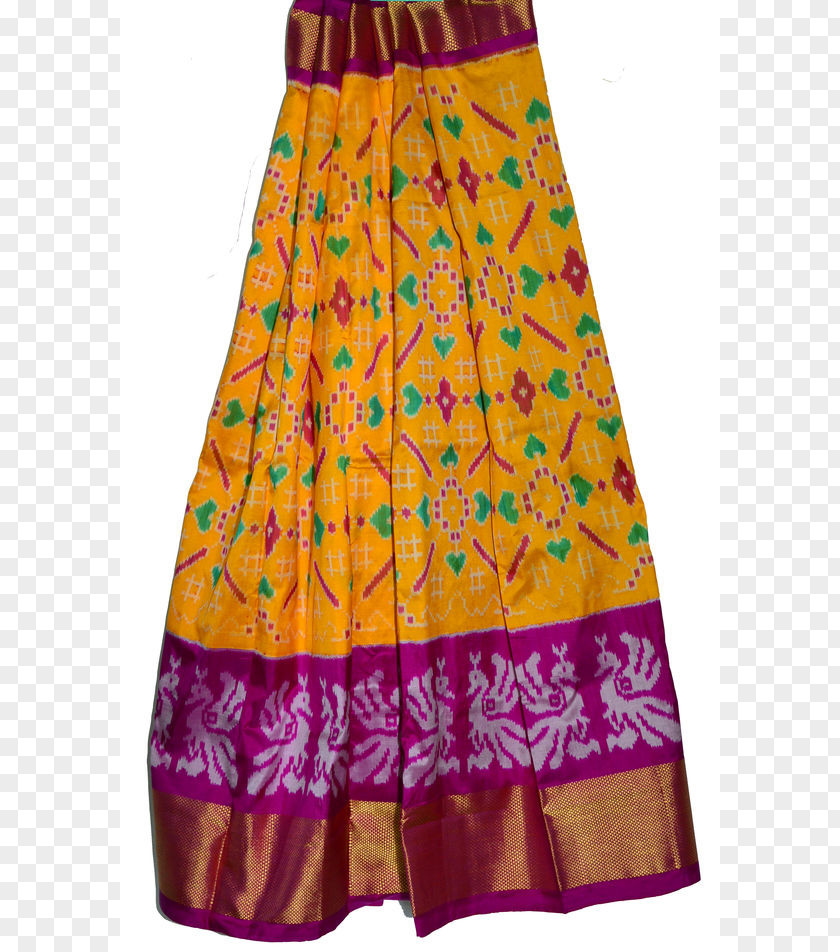 Silk Pattern Trunks Skirt Magenta Dress PNG