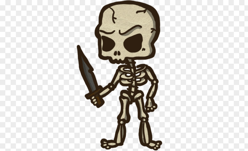 Skeleton Human Bone Character Figurine PNG