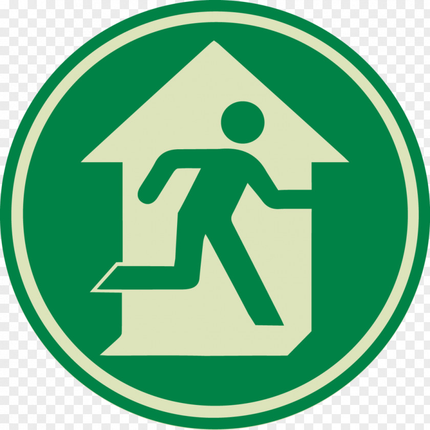 Building Exit Sign Emergency Label Safety PNG