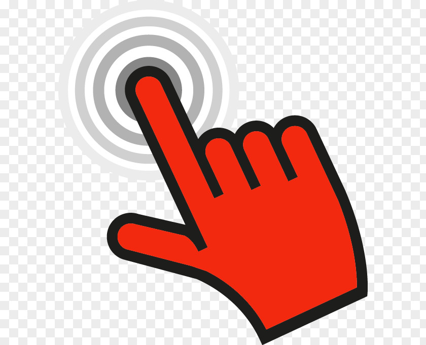 Computer Mouse Pointer Red Bank Clip Art PNG