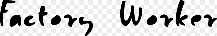 Factory Worker The Liddel Open-source Unicode Typefaces Cursive Handwriting Font PNG