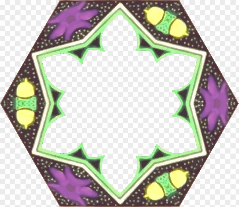 Hexagonal Title Box Symbol Clip Art PNG