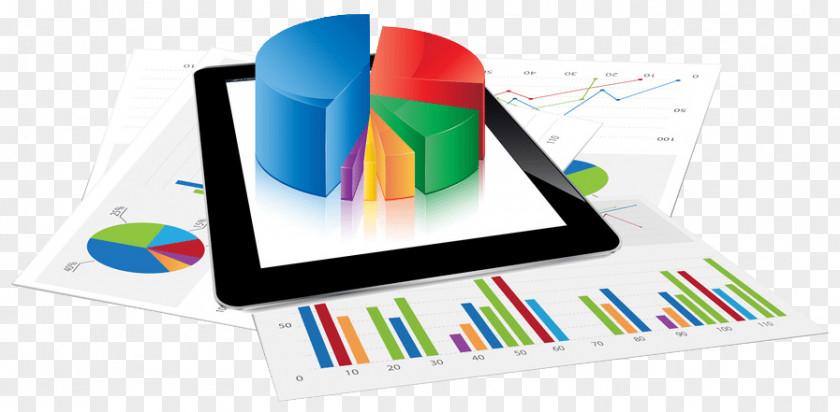 Layered Graph Pie Chart Statistics PNG