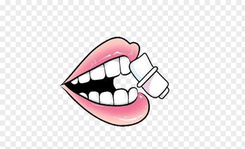 Mouth Chewing Gum Tooth Face Tongue Permanent Teeth PNG