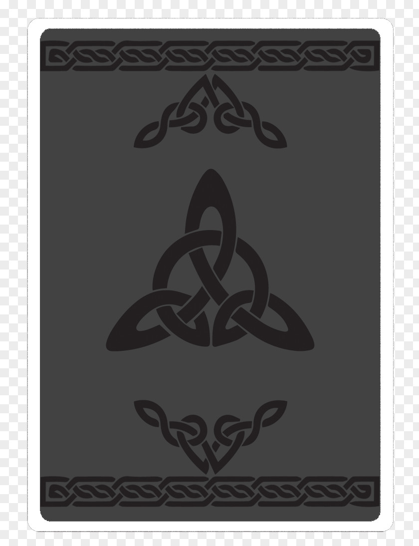 Postcard Back Visual Arts Celtic Knot Decal Pattern PNG