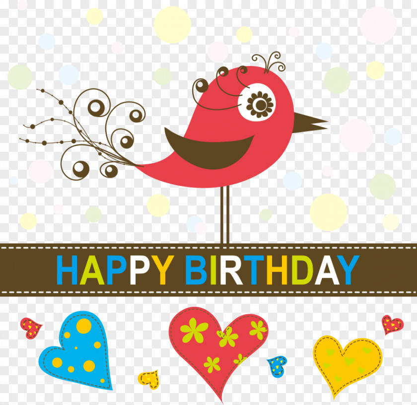 Vector Bird Love Birthday Euclidean Speech Balloon Illustration PNG