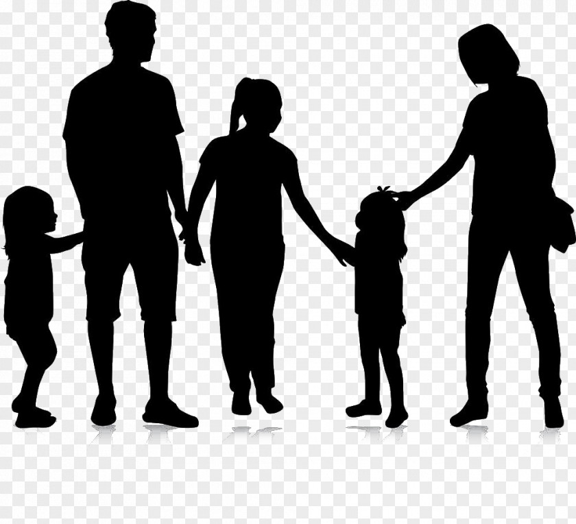 Family Silhouette Royalty-free Clip Art PNG