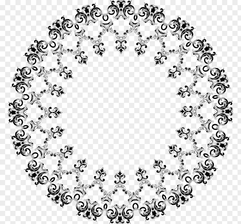 Floral Design Flower Monochrome PNG