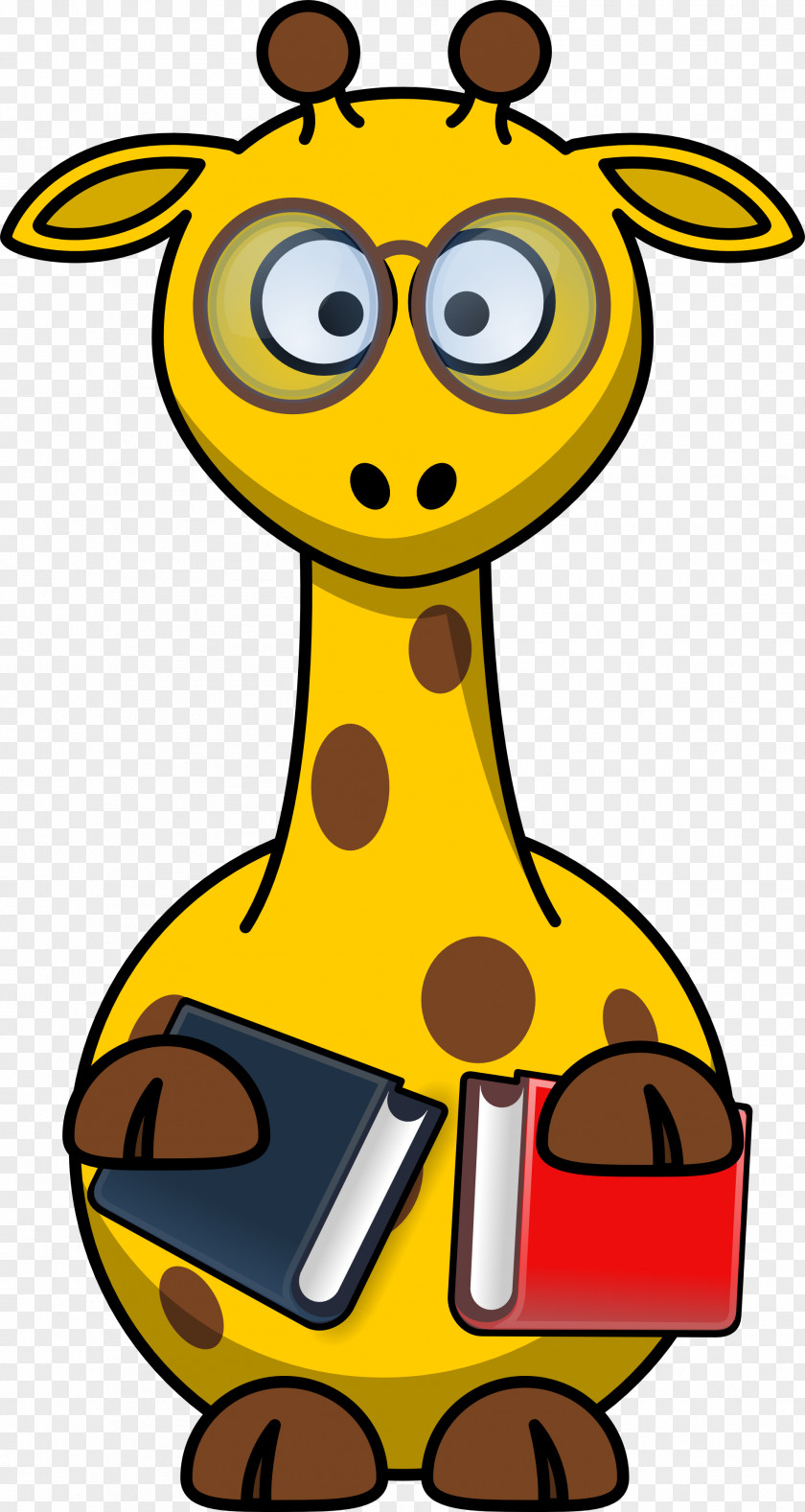 Giraffe Cartoon Clip Art PNG