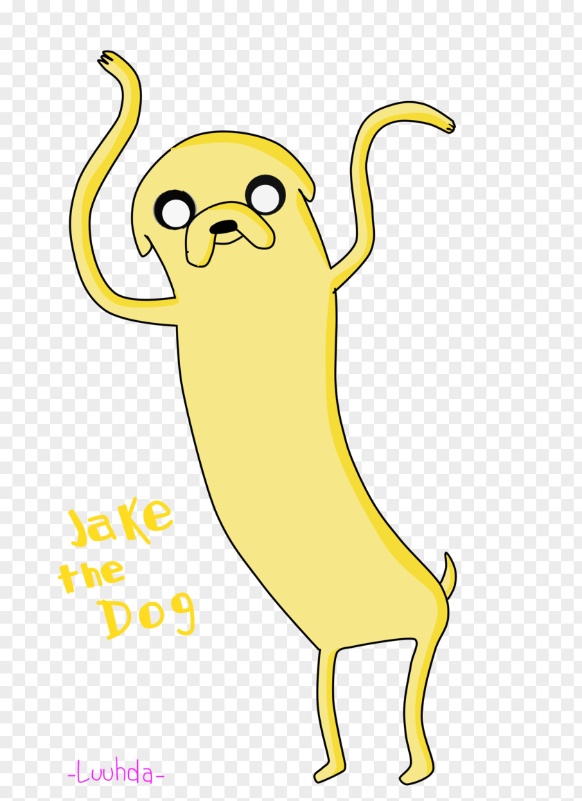 Jake The Dog Line Art Cartoon White Happiness Clip PNG