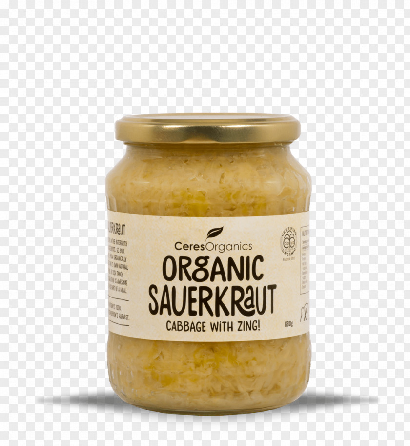Organic Food Supermarkets Vegetarian Cuisine Sauce Ceres Organics Sauerkraut PNG