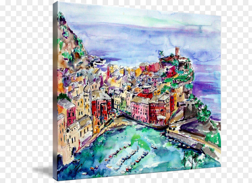 Painting Watercolor Vernazza The Art Of PNG