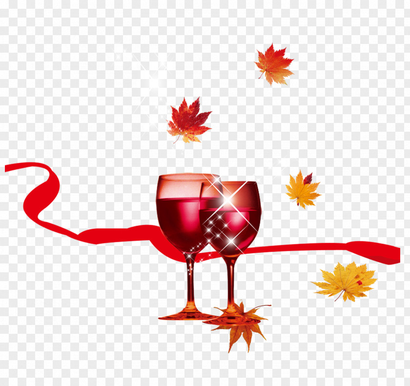 Red Wine Glass Material PNG