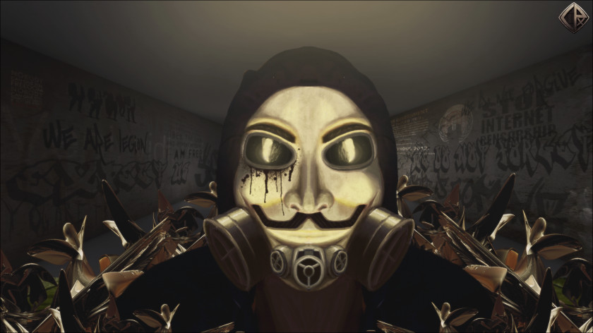 Anonymous Mask Desktop Wallpaper Guy Fawkes High-definition Video PNG