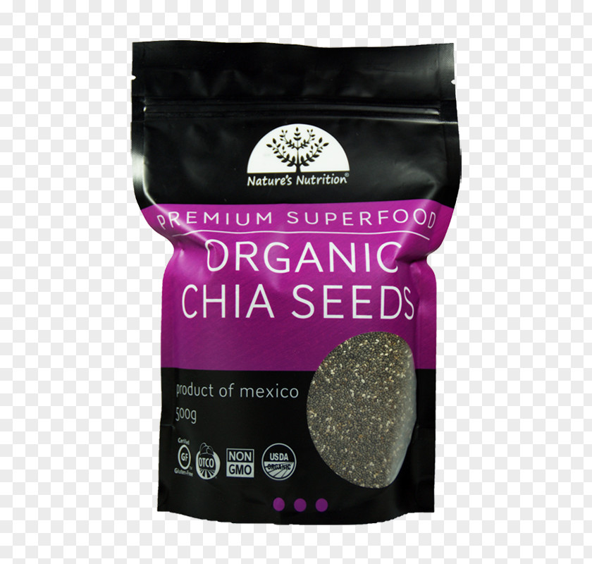 Chia Seeds Organic Food Seed Smoothie Superfood PNG