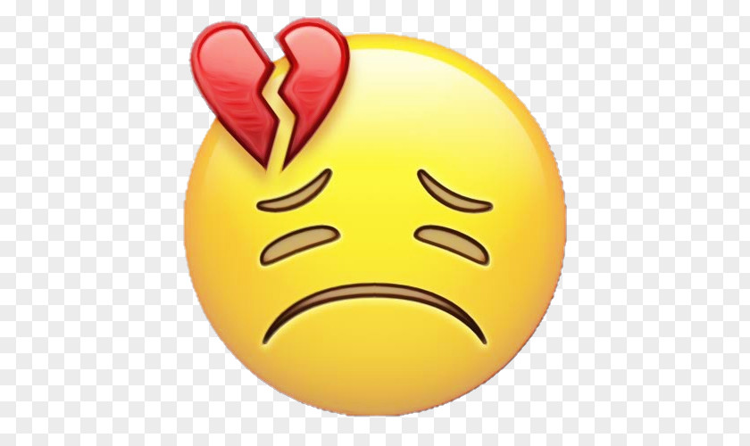Gesture Happy Emoji Broken Heart PNG