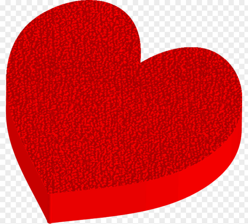 Heart Painting Red Valentine's Day PNG