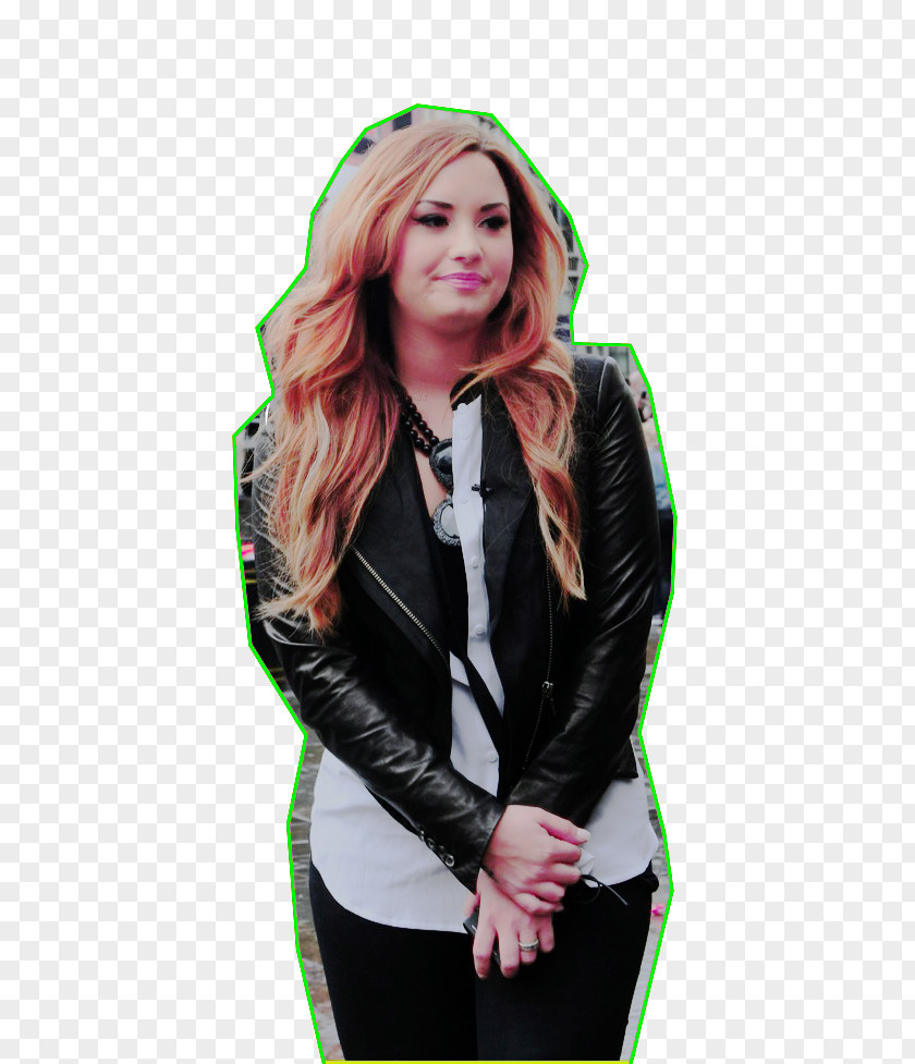 Leather Jacket Long Hair PNG