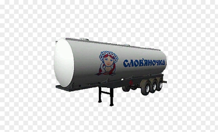 Semi Trailer Cylinder PNG