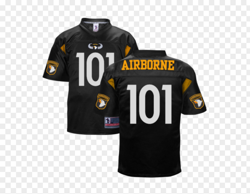 Shirt Hoodie 101st Airborne Division Sports Fan Jersey PNG