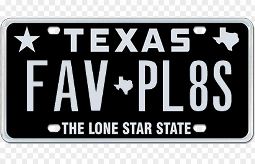 Car Vehicle License Plates Texas Department Of Motor Vehicles PNG