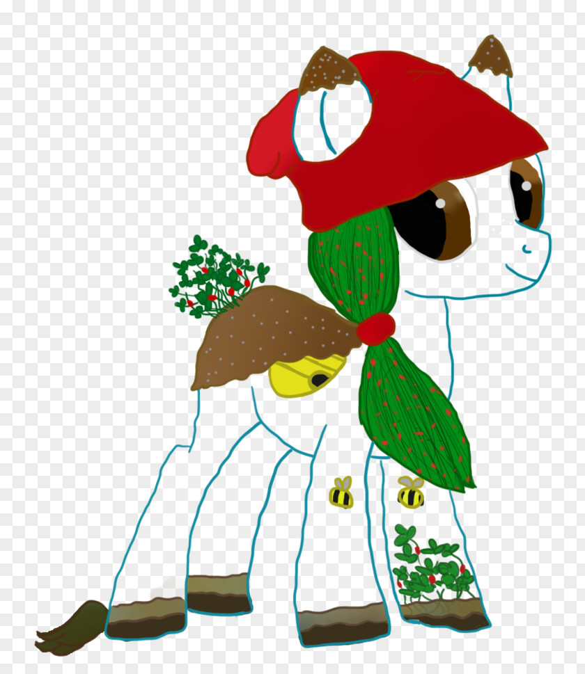 Reindeer Horse Christmas Ornament Clip Art PNG