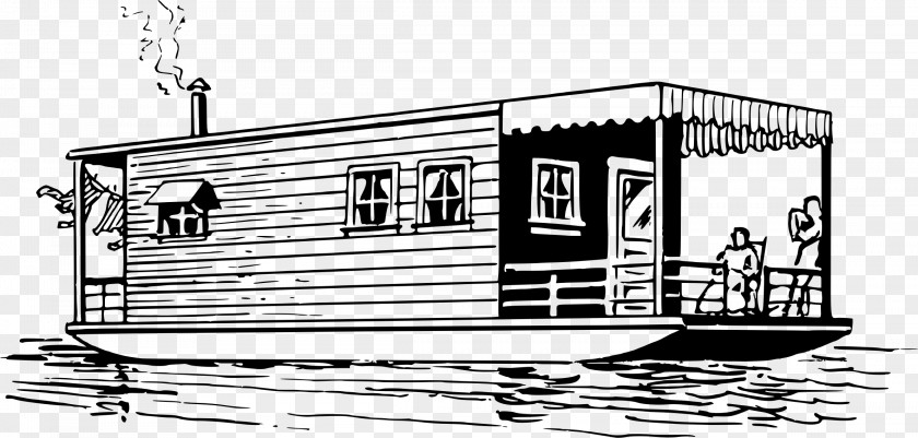 Boat Fish Houseboat Clip Art PNG