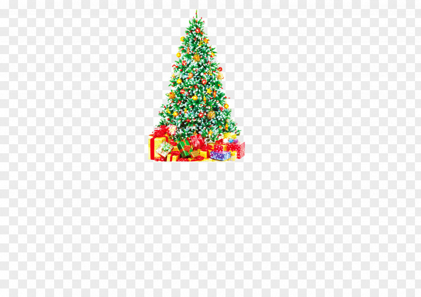 Christmas Tree Vector Santa Claus PNG