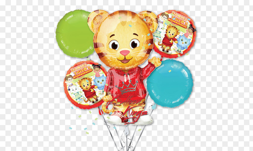 Daniel Tiger Balloon Miss Elaina Public Broadcasting Service Party PNG