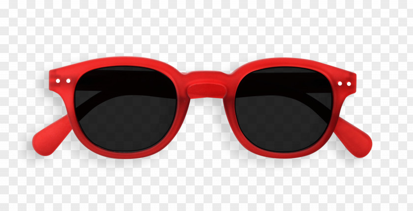 Sunglasses IZIPIZI Red Lens PNG