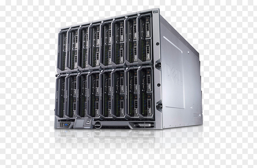 24x7 Dell PowerEdge Blade Server 19-inch Rack Computer Servers PNG