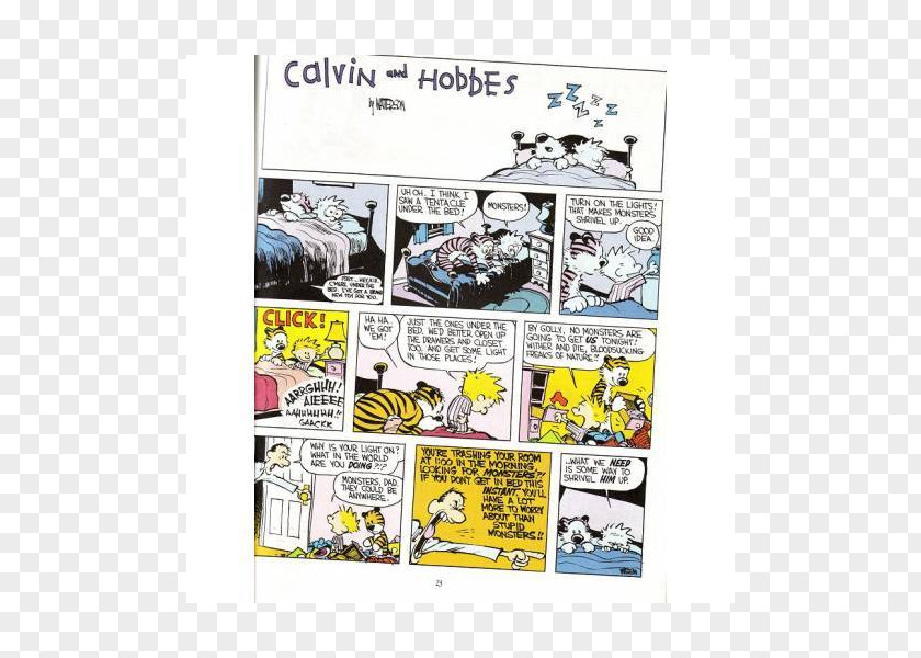 Calvin And Hobbes Cartoon Font PNG