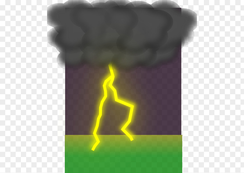 Lightning Thunderstorm Cloud Clip Art PNG