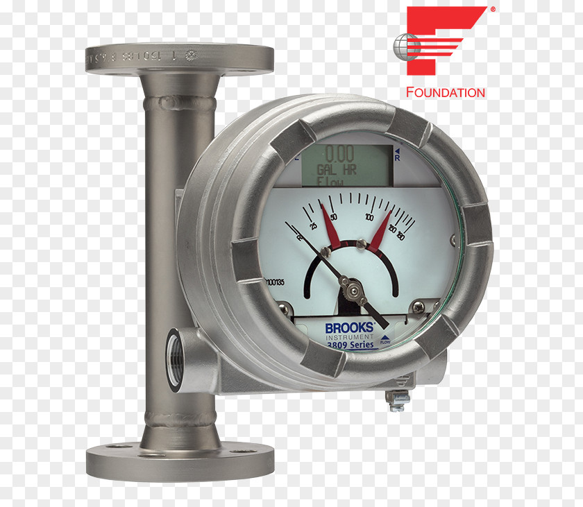 Technology Foundation Fieldbus Flow Measurement Rotameter Brooks Instrument PNG