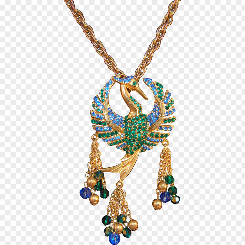 Chinoiserie Jewellery Necklace Imitation Gemstones & Rhinestones Phoenix Clothing Accessories PNG