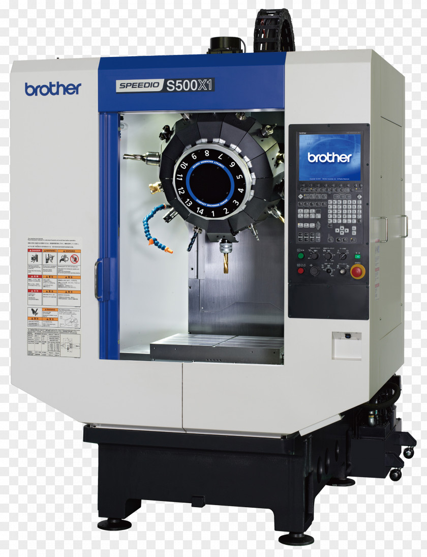 Cnc Machine Computer Numerical Control Machining Tool Lathe Brother Industries PNG