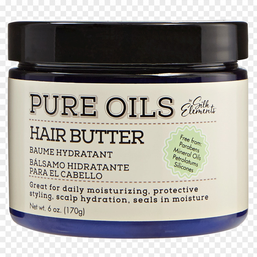 Hair Silk Cream Elements Pure Oils Butter Cosmetics Moisturizer PNG