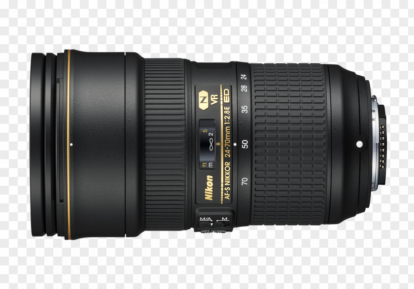 LENS Nikon AF-S DX Nikkor 35mm F/1.8G Canon EF 24-70mm F/2.8G ED Camera Lens PNG
