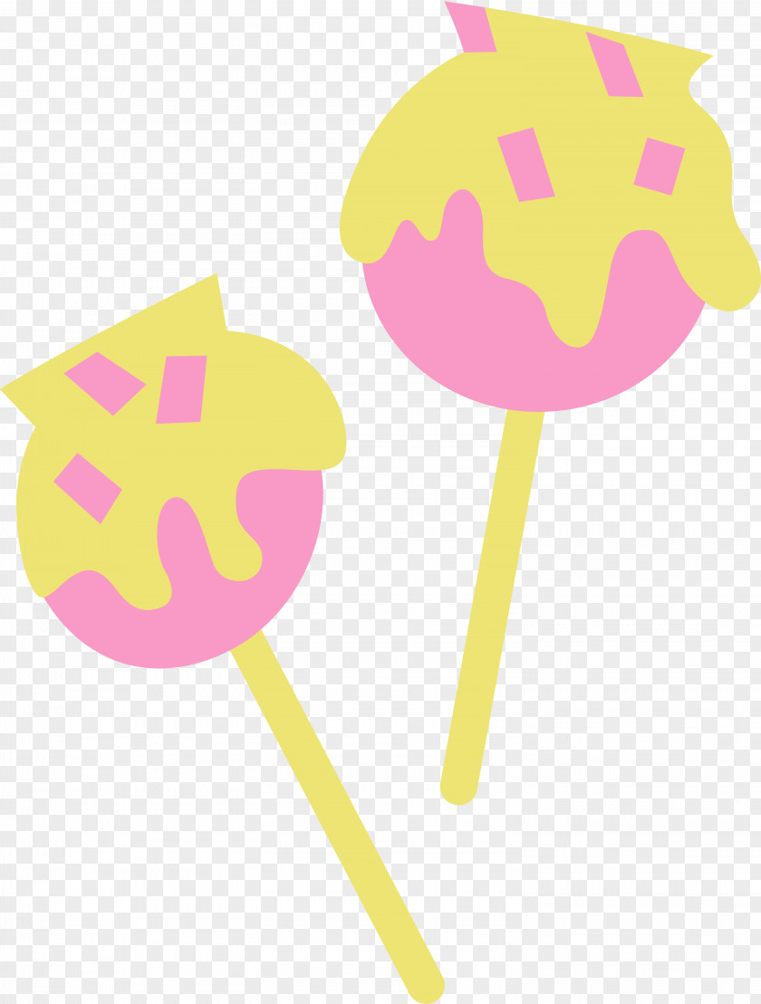 Lollipop Yellow Cartoon PNG