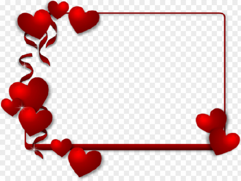 Valentine's Day Picture Frames Heart Paper Clip Art PNG