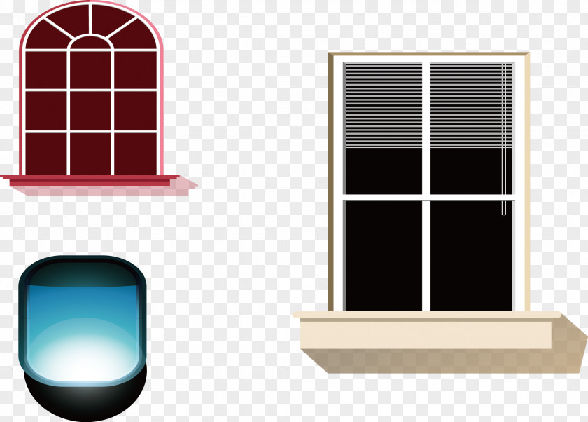 Vector Several Windows Window House Painter And Decorator PNG
