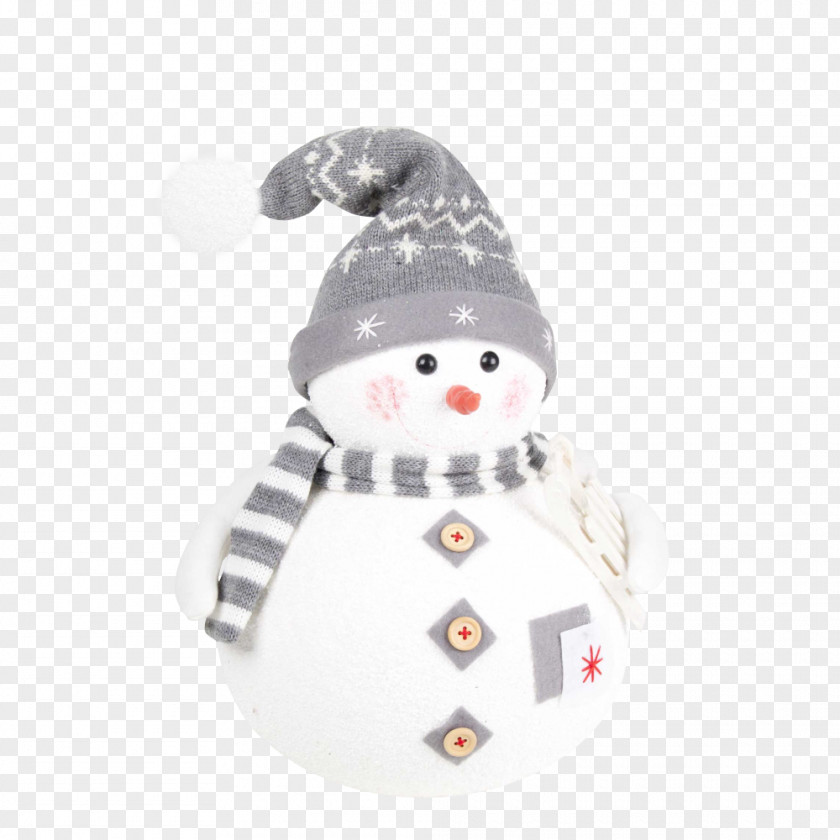 Free Christmas Snowman Pull Material Clip Art PNG