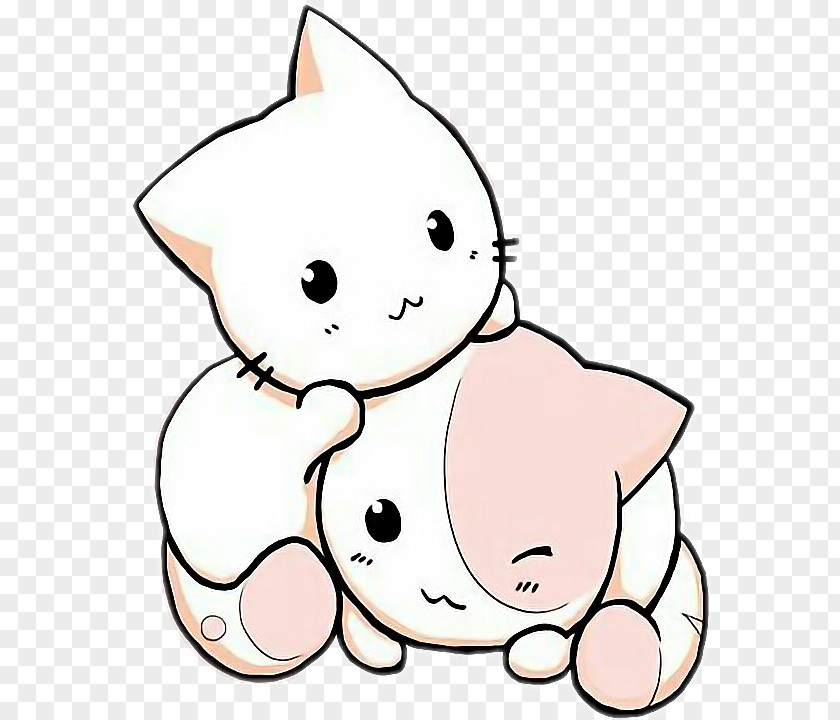 Kitten Pink Cat Kavaii Cuteness PNG