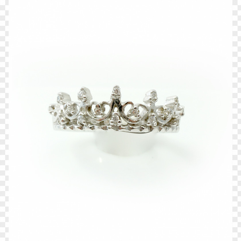 Princess Crown Earring Silver Jewellery PNG