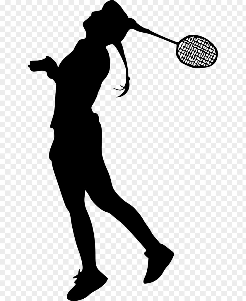 Badminton Players Silhouette Sport Clip Art PNG