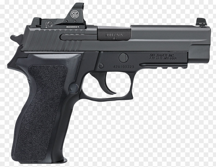 Handgun SIG Sauer P226 9×19mm Parabellum Pistol .357 PNG