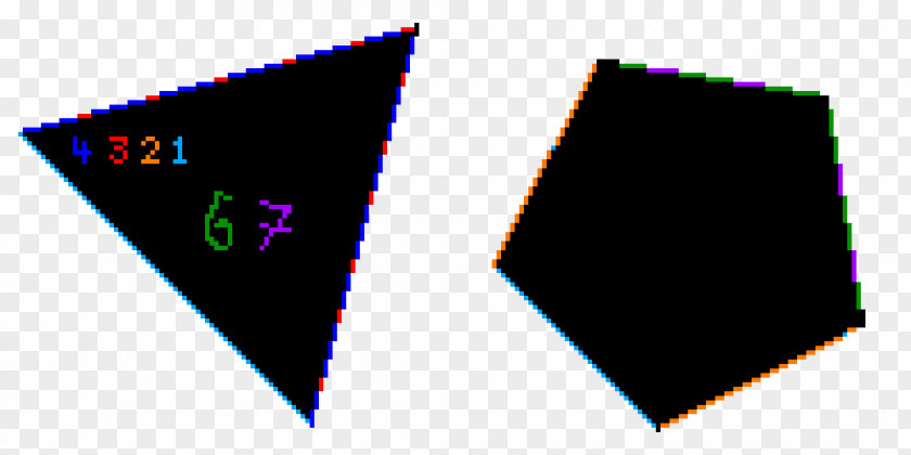 Line Triangle Point PNG