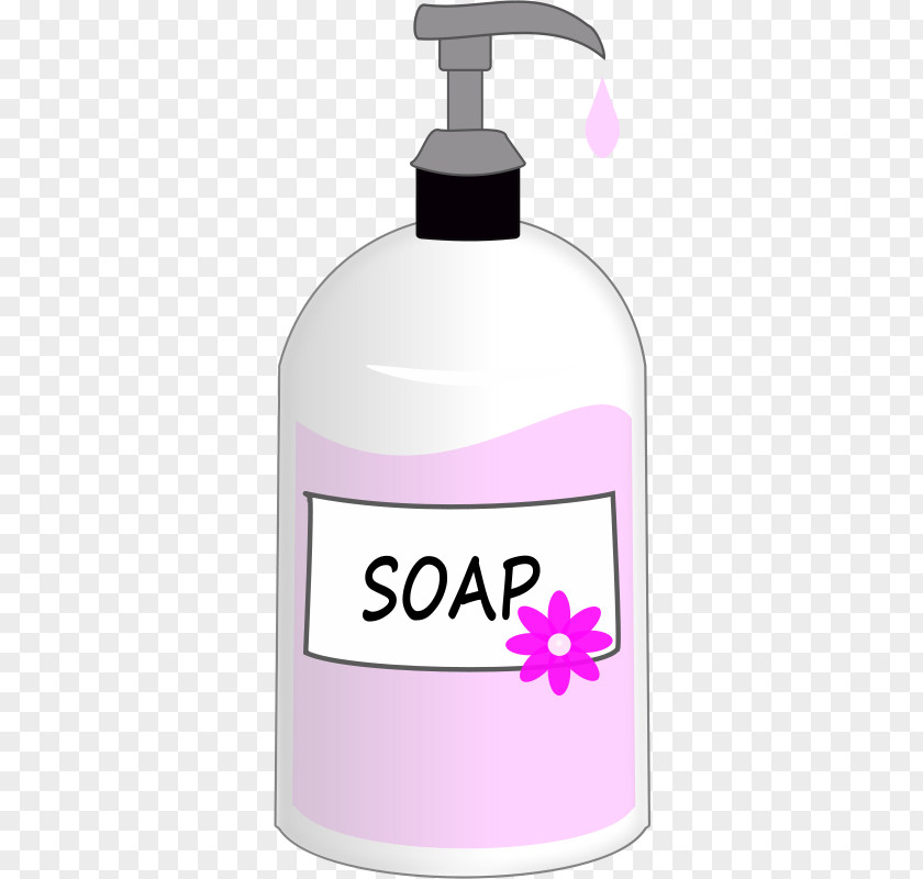 Pink Sink Cliparts Liquid Soap Dispenser Clip Art PNG
