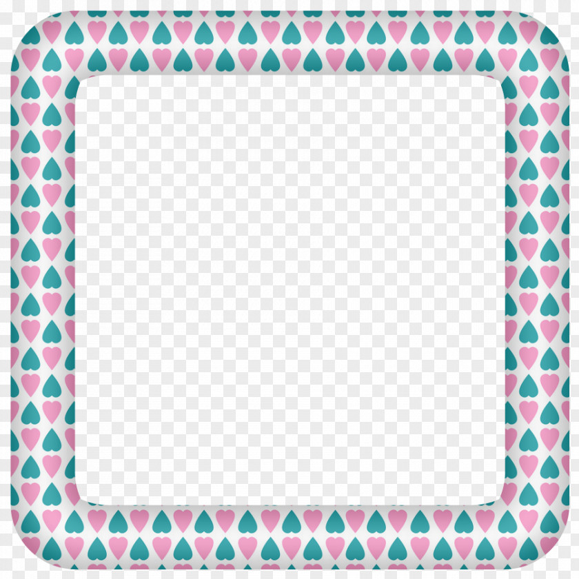 Teal Frame Paper Scrapbooking Turquoise 'Cuz I Can PNG